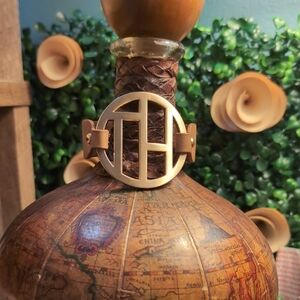 Tommy Hilfiger Gold and Brown Leather Bracelet